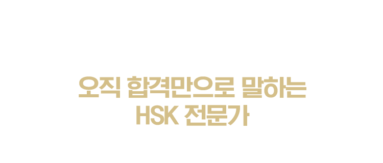 HSK 전문강사진
