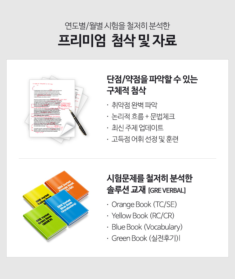 연도별/월별 시험을 철저히 분석한 프리미엄 첨삭 및 자료