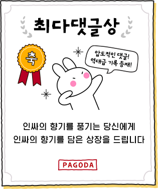 최다댓글상