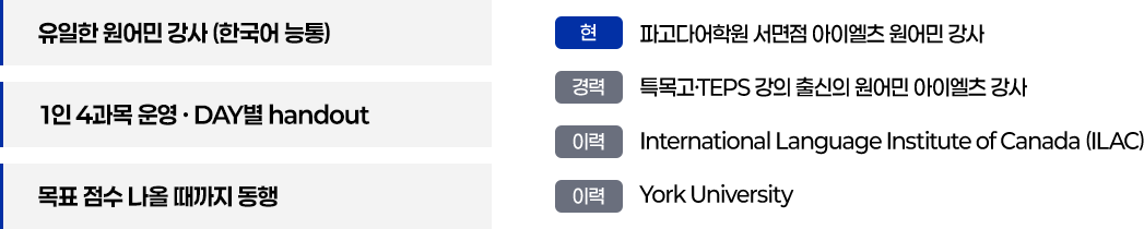 재닌 선생님 약력